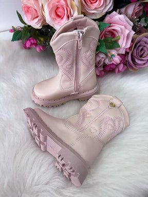 Bota\Coturno Nilqi Bella Rose - Qualidade e Cuidado para os Pequenos | Bebeloo Kids