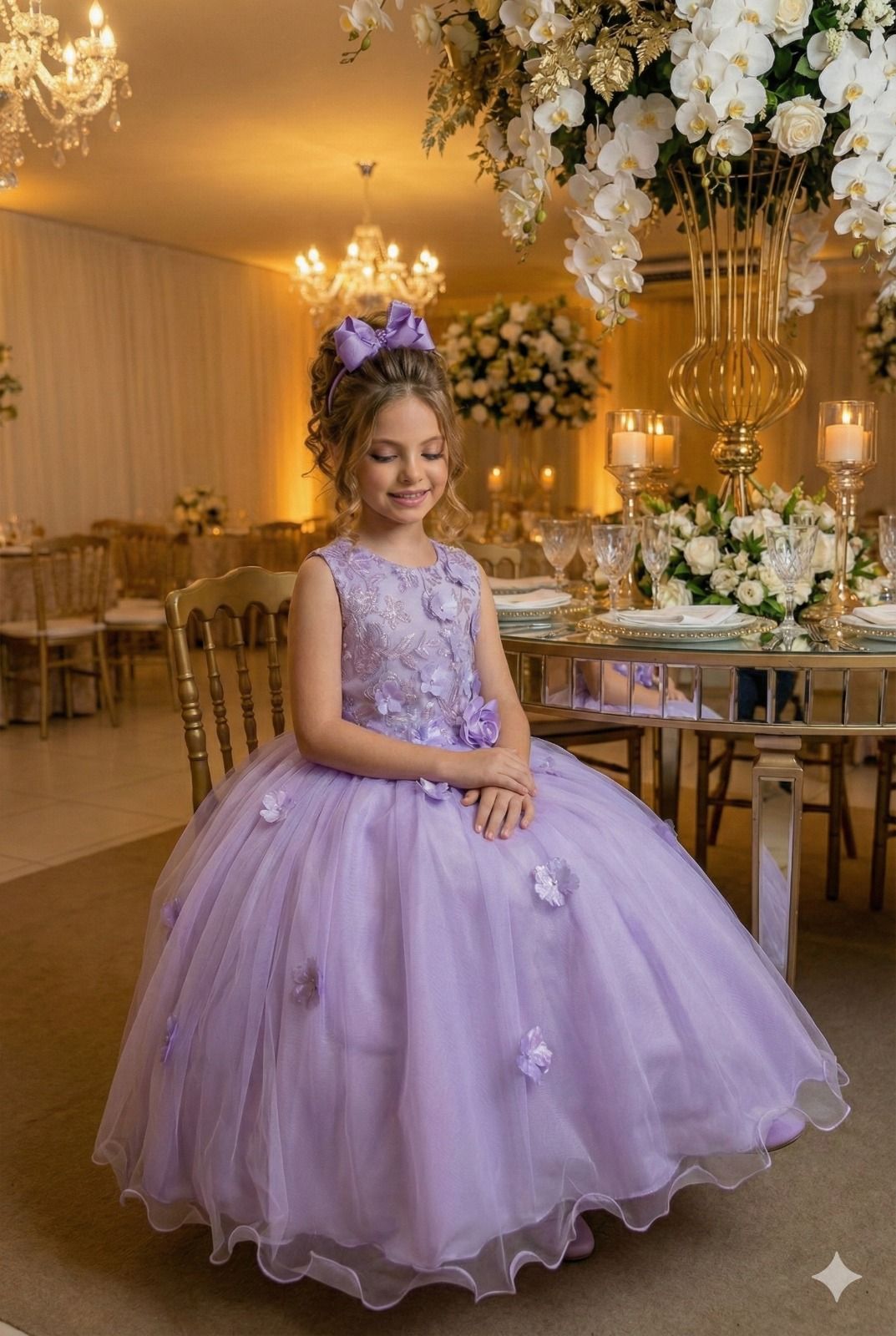 Vestido Juvenil Vila Lele Regata Flores Lilas - Leveza e Elegância para Meninas | Bebeloo Kids
