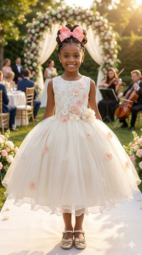 Vestido Juvenil Vila Lele Regata Flores Off - Leveza e Elegância para Meninas | Bebeloo Kids