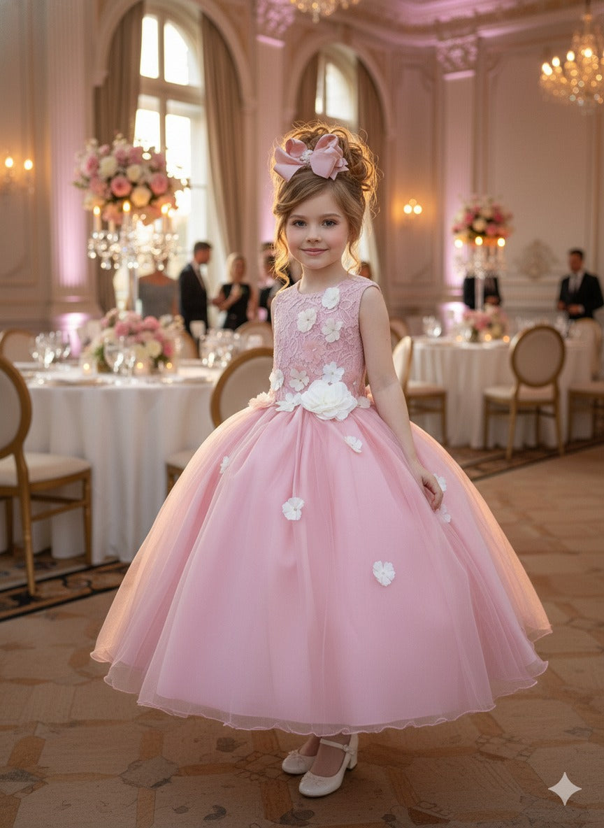 Vestido Juvenil Vila Lele Regata Flores Rose - Leveza e Elegância para Meninas | Bebeloo Kids