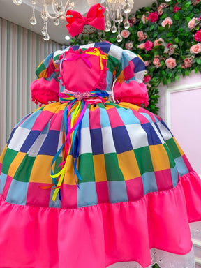 Vestido Marie Junino Quermesse do Interior - Leveza e Elegância para Meninas | Bebeloo Kids