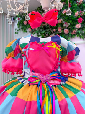 Vestido Marie Junino Quermesse do Interior - Leveza e Elegância para Meninas | Bebeloo Kids