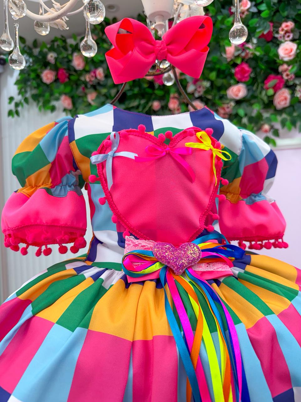 Vestido Marie Junino Quermesse do Interior - Leveza e Elegância para Meninas | Bebeloo Kids