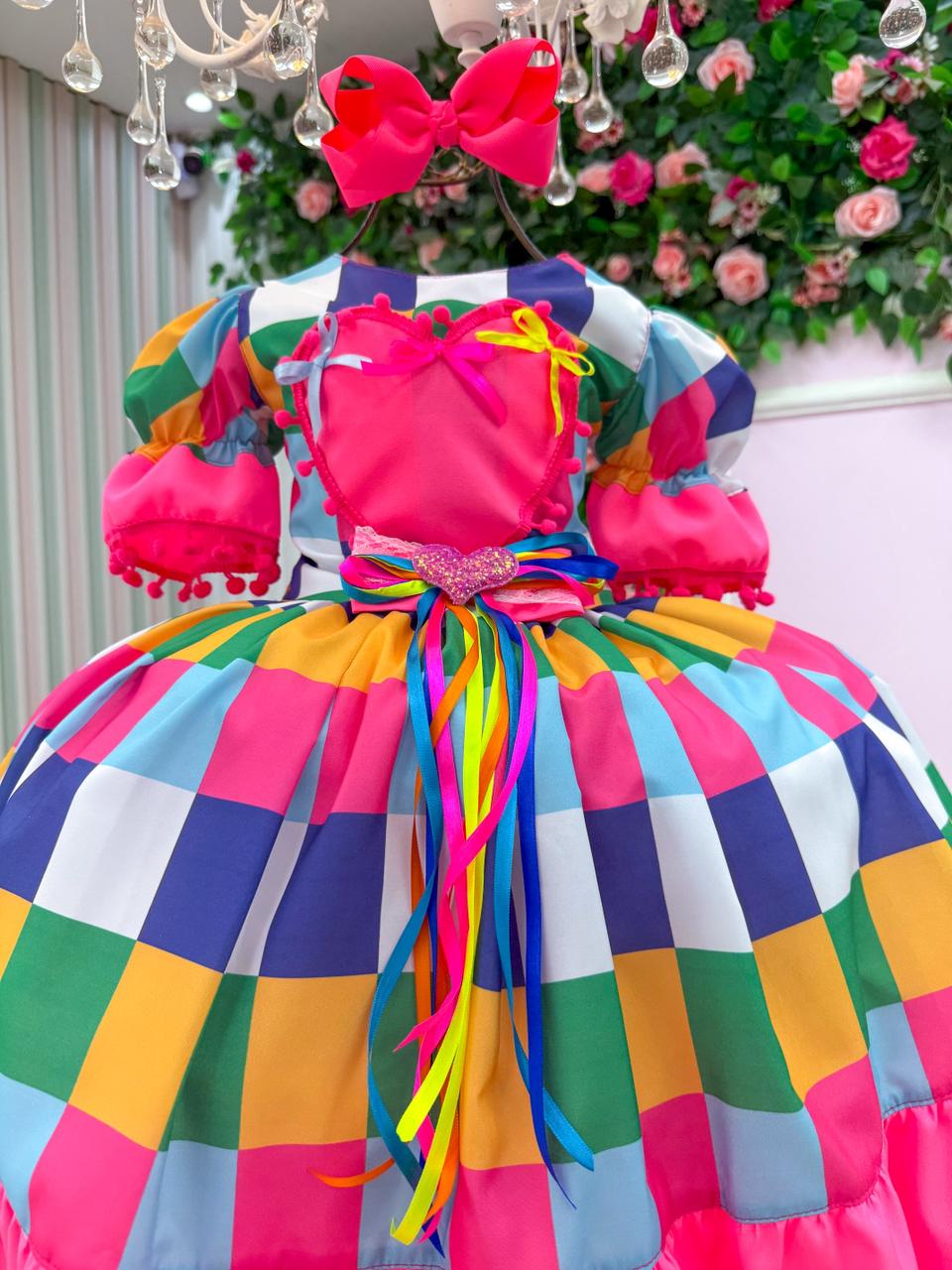 Vestido Marie Junino Quermesse do Interior - Leveza e Elegância para Meninas | Bebeloo Kids