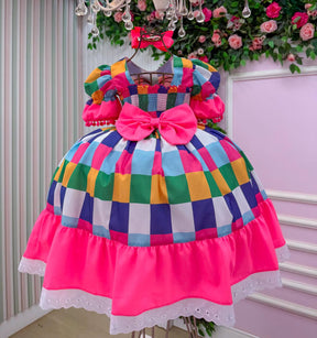 Vestido Marie Junino Quermesse do Interior - Leveza e Elegância para Meninas | Bebeloo Kids