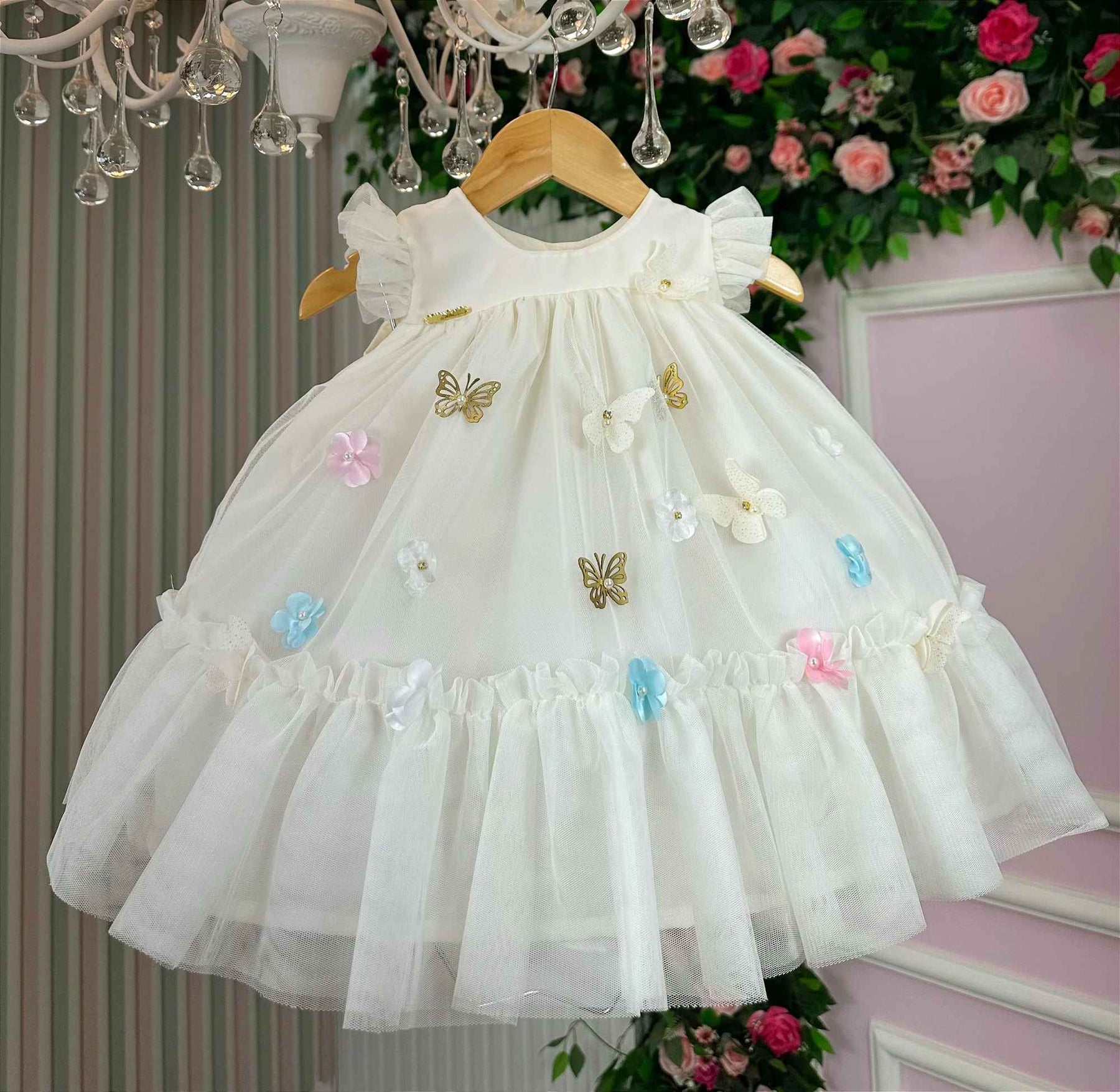 Vestido Vila Lele Jardim das Borboletas Baby Liz + Saiote - Leveza e Elegância para Meninas | Bebeloo Kids