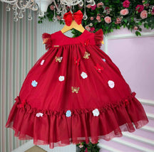 Vestido Vila Lele Jardim das Borboletas Baby Liz - Leveza e Elegância para Meninas | Bebeloo Kids