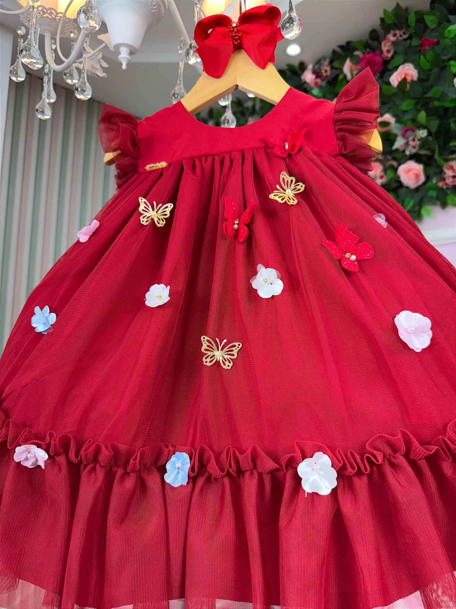 Vestido Vila Lele Jardim das Borboletas Baby Liz + Saiote - Leveza e Elegância para Meninas | Bebeloo Kids