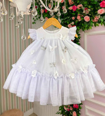 Vestido Vila Lele Jardim das Borboletas Baby Liz - Leveza e Elegância para Meninas | Bebeloo Kids