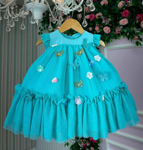 Vestido Vila Lele Jardim das Borboletas Baby Liz - Leveza e Elegância para Meninas | Bebeloo Kids