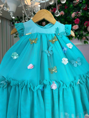 Vestido Vila Lele Jardim das Borboletas Baby Liz - Leveza e Elegância para Meninas | Bebeloo Kids