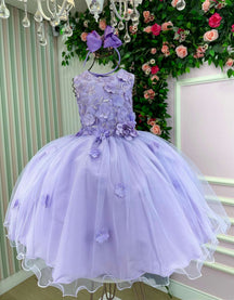 Vestido Vila Lele Regata Flores + Saiote - Leveza e Elegância para Meninas | Bebeloo Kids