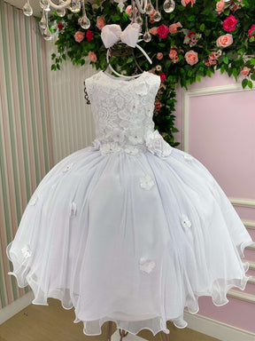 Vestido Vila Lele Regata Flores + Saiote - Leveza e Elegância para Meninas | Bebeloo Kids