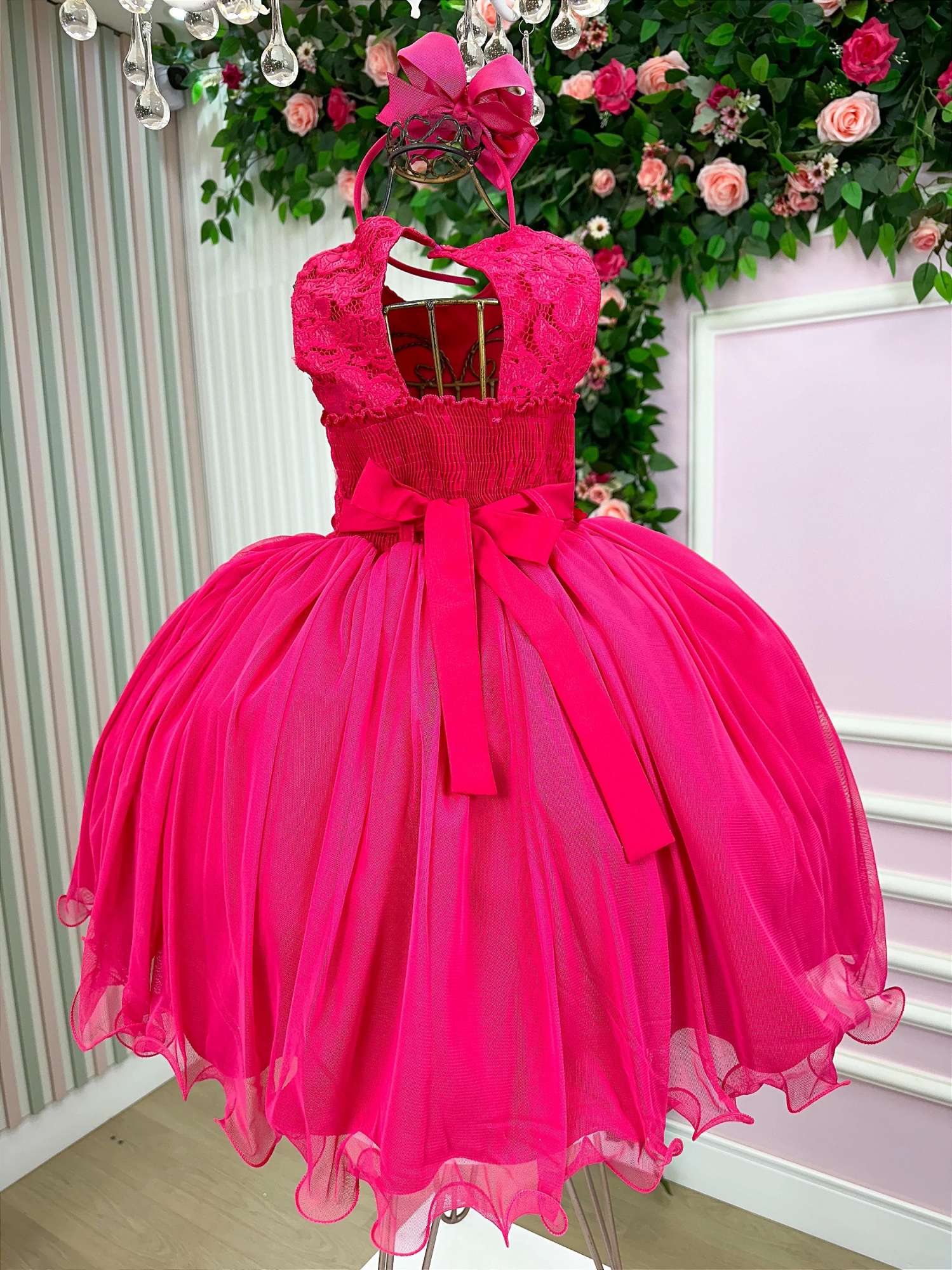 Vestido Vila Lele Regata Flores + Saiote - Leveza e Elegância para Meninas | Bebeloo Kids