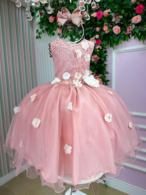 Vestido Vila Lele Regata Flores + Saiote - Leveza e Elegância para Meninas | Bebeloo Kids