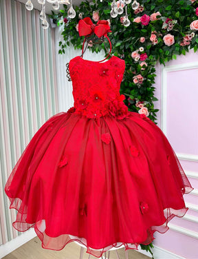 Vestido Vila Lele Regata Flores + Saiote - Leveza e Elegância para Meninas | Bebeloo Kids