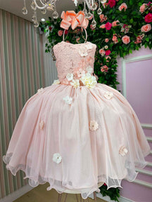 Vestido Vila Lele Regata Flores + Saiote - Leveza e Elegância para Meninas | Bebeloo Kids