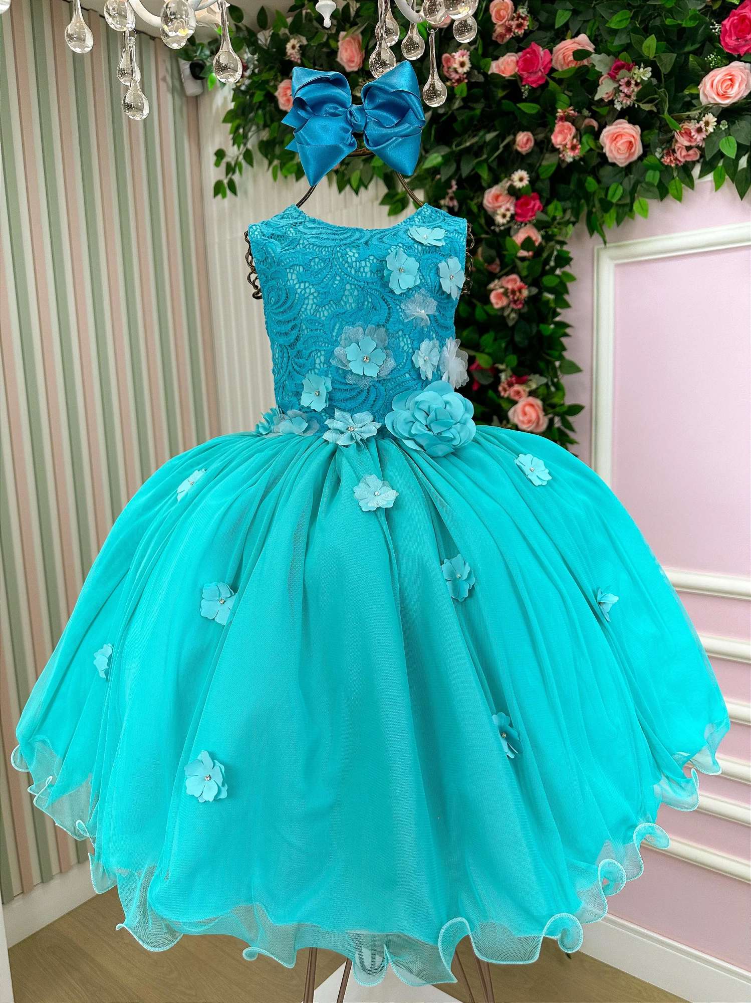 Vestido Vila Lele Regata Flores - Leveza e Elegância para Meninas | Bebeloo Kids