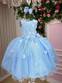 Vestido Vila Lele Regata Flores + Saiote - Leveza e Elegância para Meninas | Bebeloo Kids