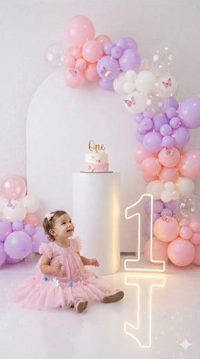 Vestido Vila Lele Jardim das Borboletas Baby Liz Rosa Bebe - Leveza e Elegância para Meninas | Bebeloo Kids