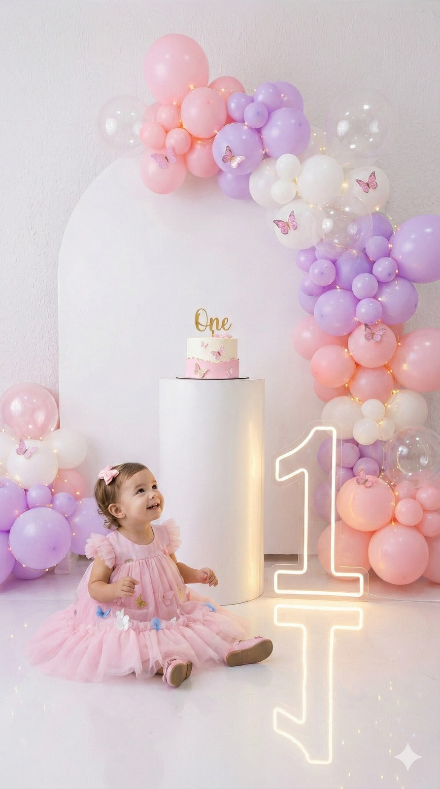 Vestido Vila Lele Jardim das Borboletas Baby Liz Rosa Bebe - Leveza e Elegância para Meninas | Bebeloo Kids