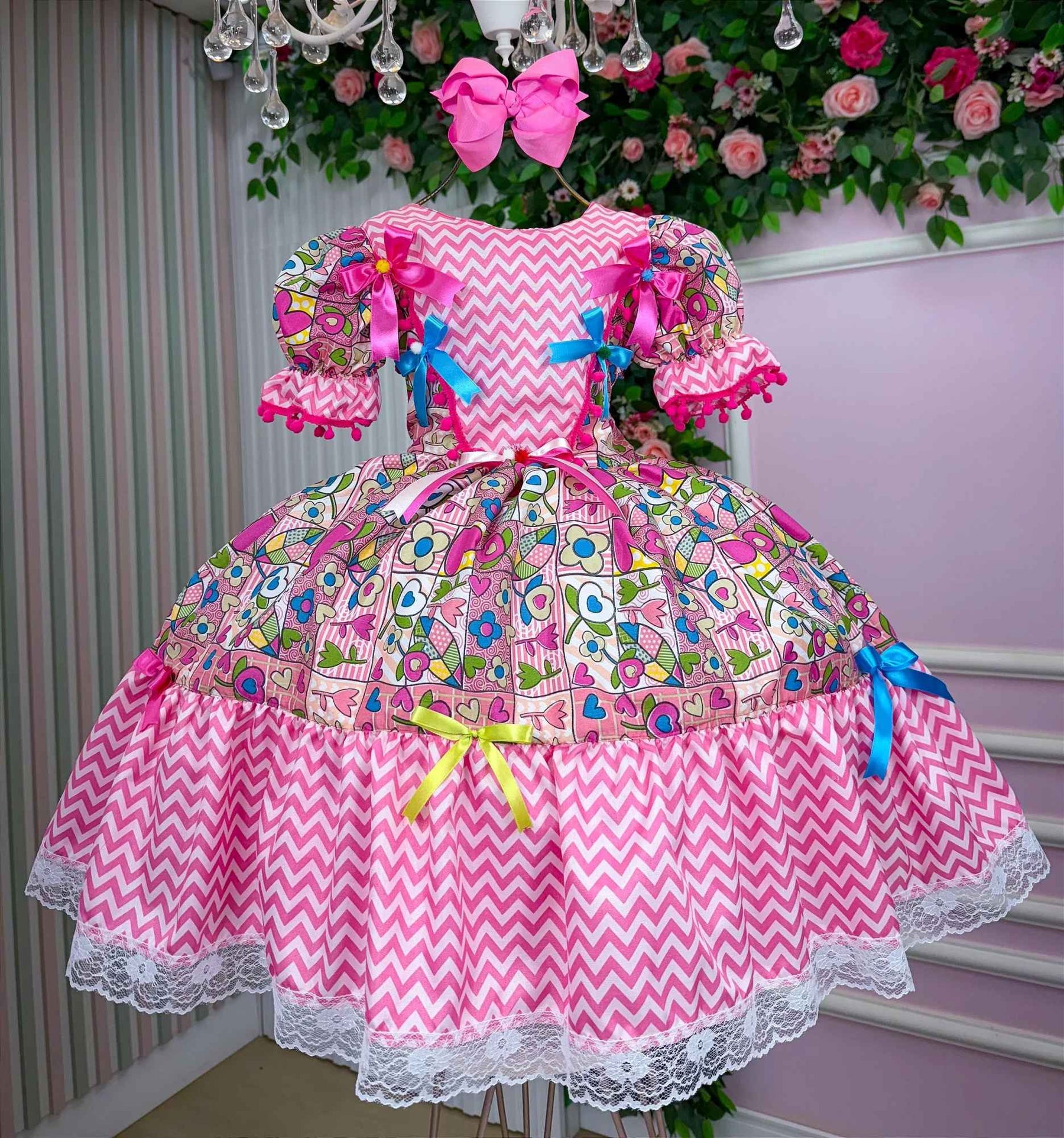 Vestido Marie Junino Quermesse de Luxo - Leveza e Elegância para Meninas | Bebeloo Kids