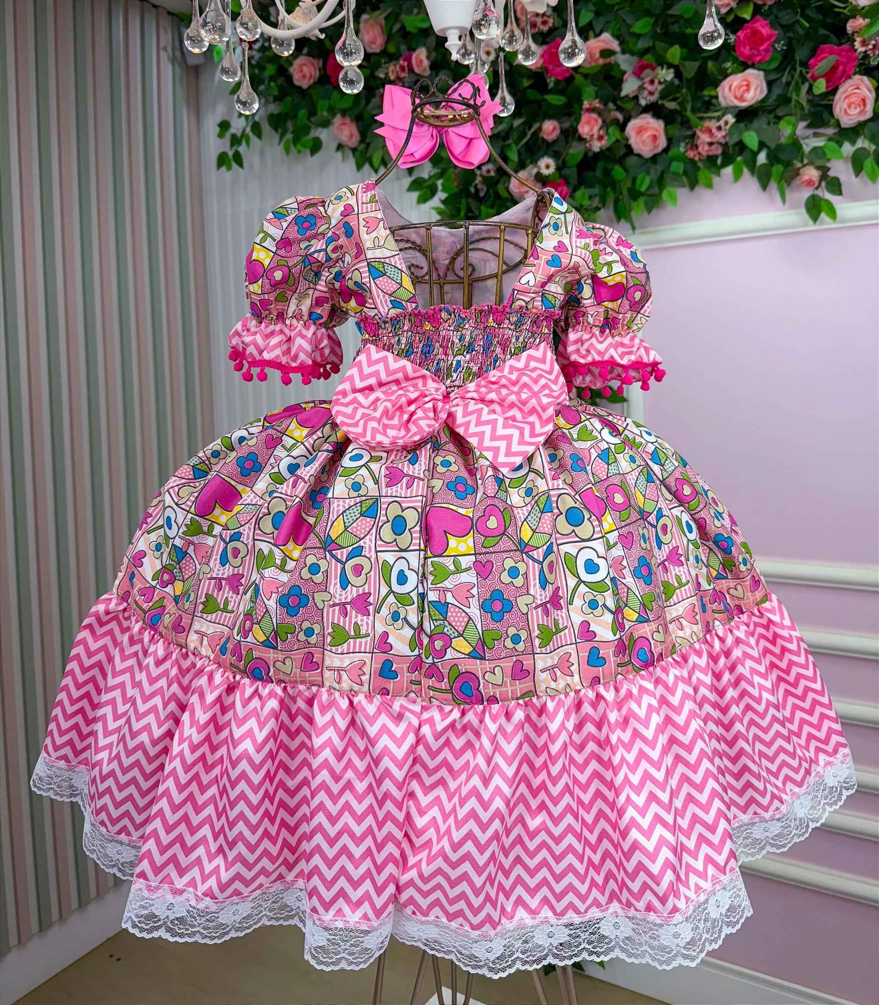 Vestido Marie Junino Quermesse de Luxo - Leveza e Elegância para Meninas | Bebeloo Kids