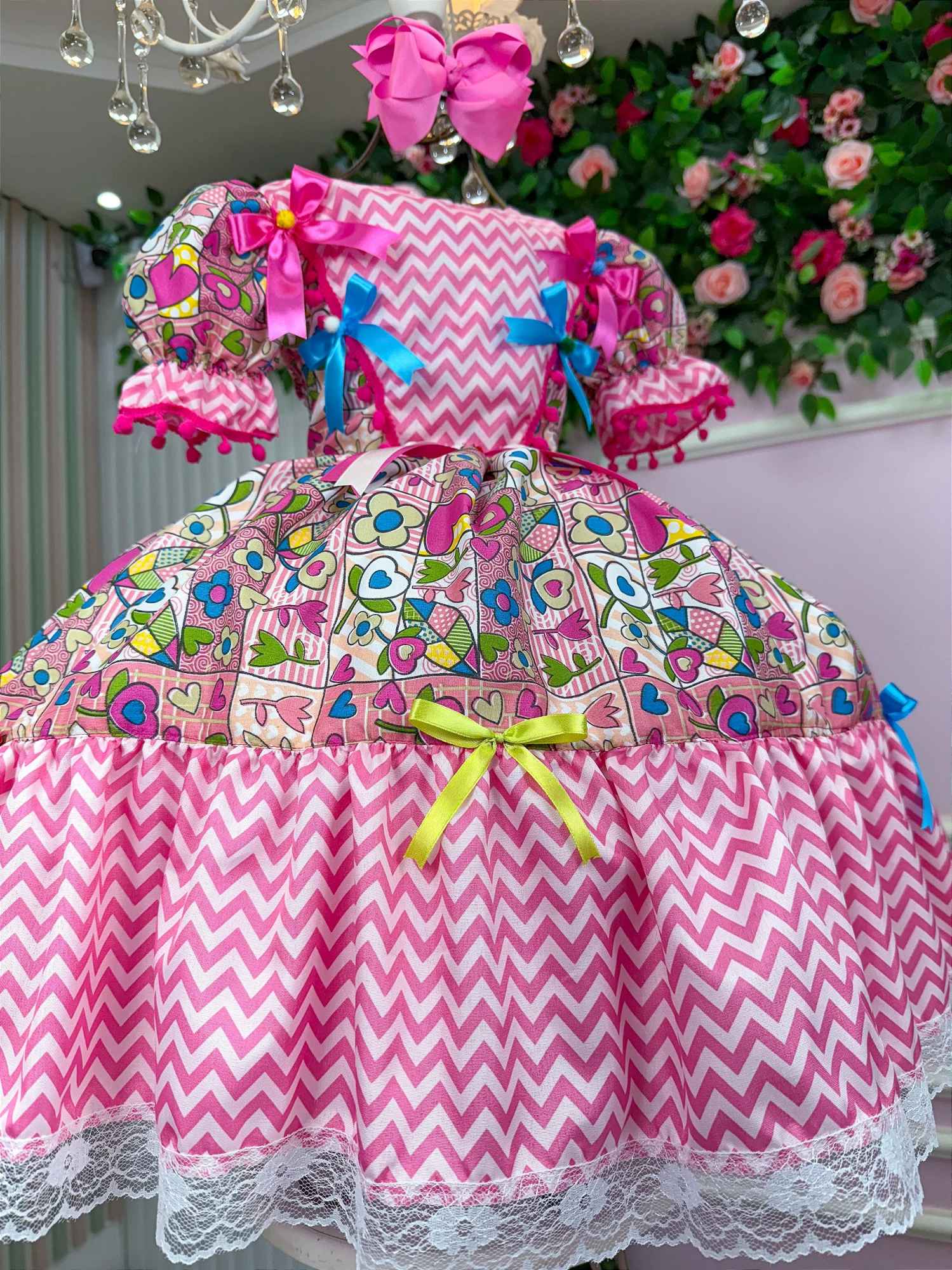 Vestido Marie Junino Quermesse de Luxo - Leveza e Elegância para Meninas | Bebeloo Kids