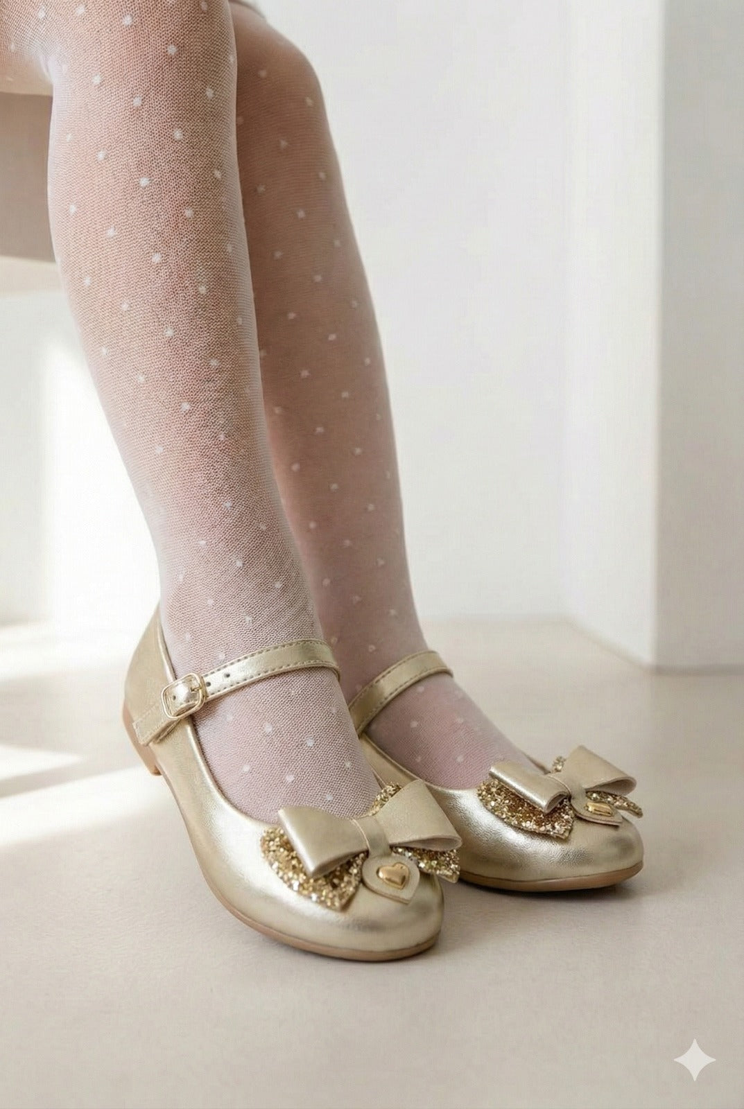 Sapatilha Doce Pe Baby Gigi Dourado - Leveza e Charme para os Pezinhos | Bebeloo Kids