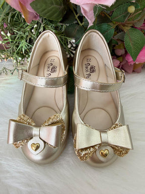Sapatilha Doce Pe Baby Gigi Dourado - Leveza e Charme para os Pezinhos | Bebeloo Kids