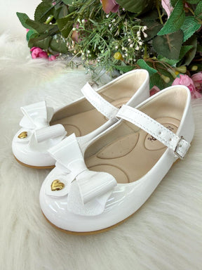 Sapatilha Doce Pe Baby Gigi Branco - Leveza e Charme para os Pezinhos | Bebeloo Kids