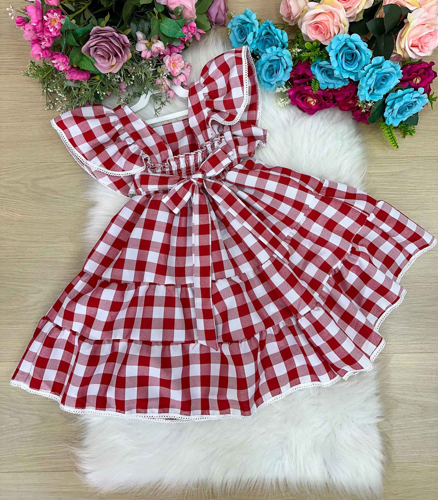 Vestido Banana Club Aline Xadrez - Leveza e Elegância para Meninas | Bebeloo Kids