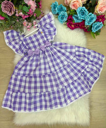 Vestido Banana Club Aline Xadrez - Leveza e Elegância para Meninas | Bebeloo Kids