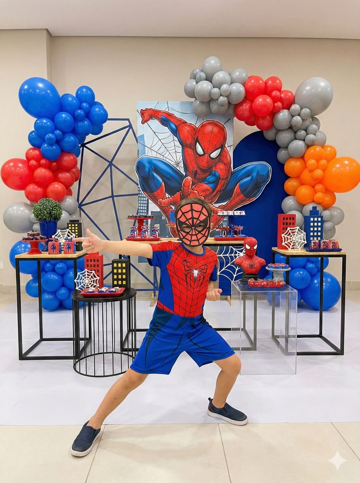 Fantasia Homem Aranha Modelo 1 - Diversão e Encanto para Brincar | Bebeloo Kids