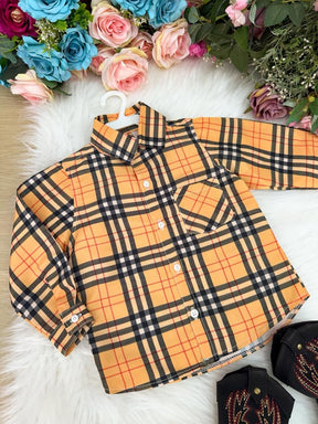 Camisa Junino Banana Club Luxo Encanto Caipira - Elegância e Conforto para os Pequenos | Bebeloo Kids