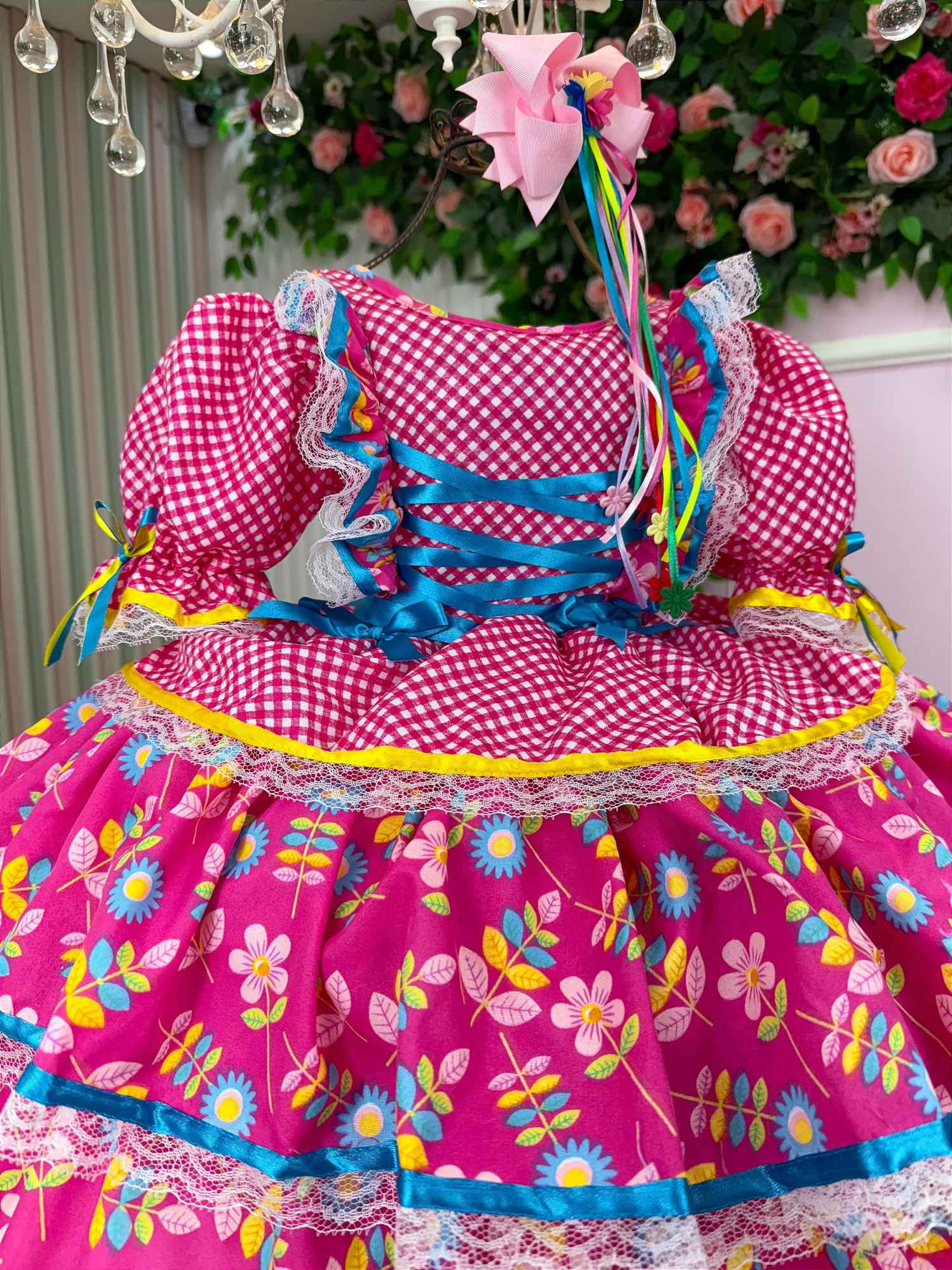 Vestido Bella Child Junino Quermesse Chique - Leveza e Elegância para Meninas | Bebeloo Kids