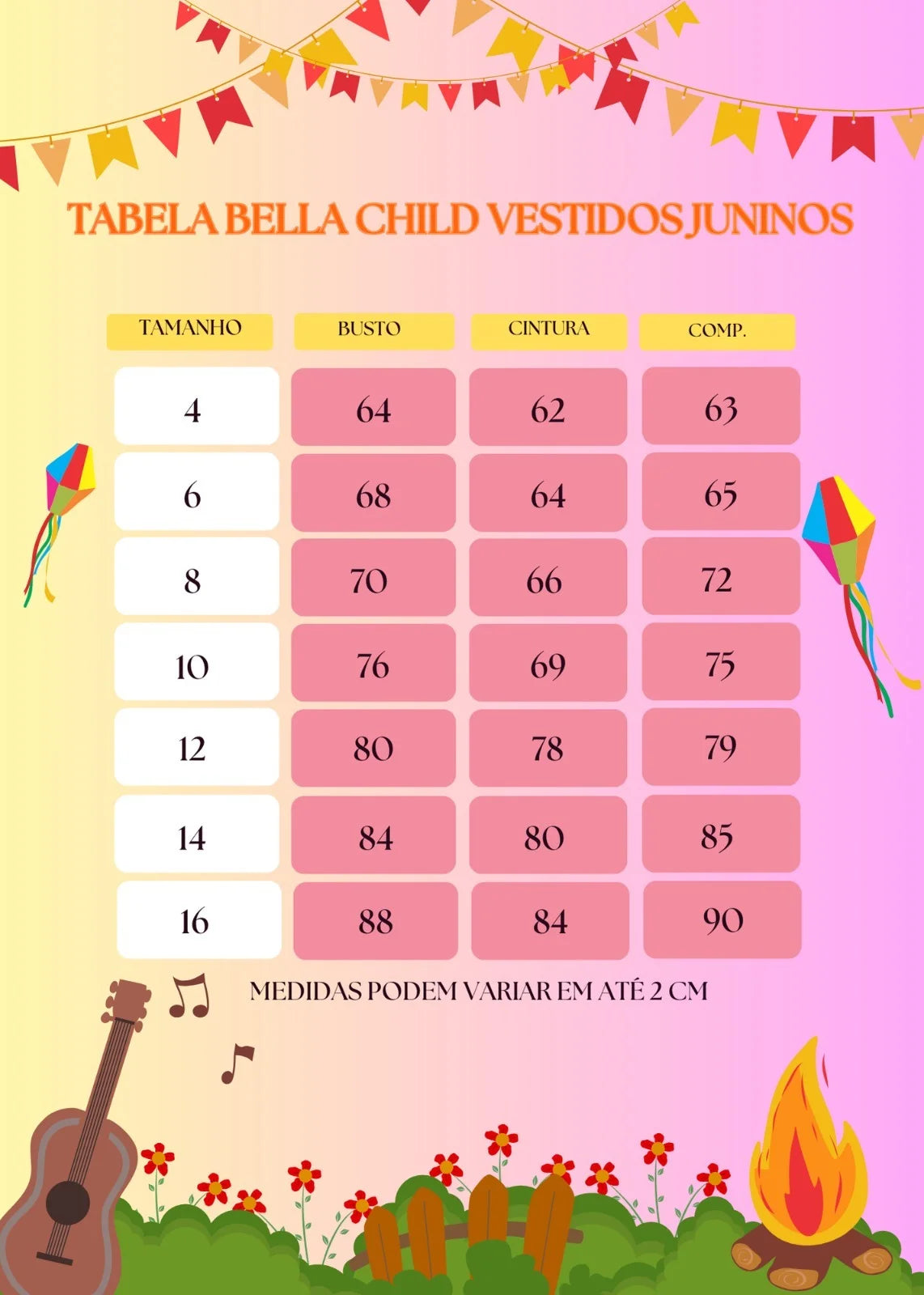 Vestido Bella Child Junino Quermesse Chique - Leveza e Elegância para Meninas | Bebeloo Kids