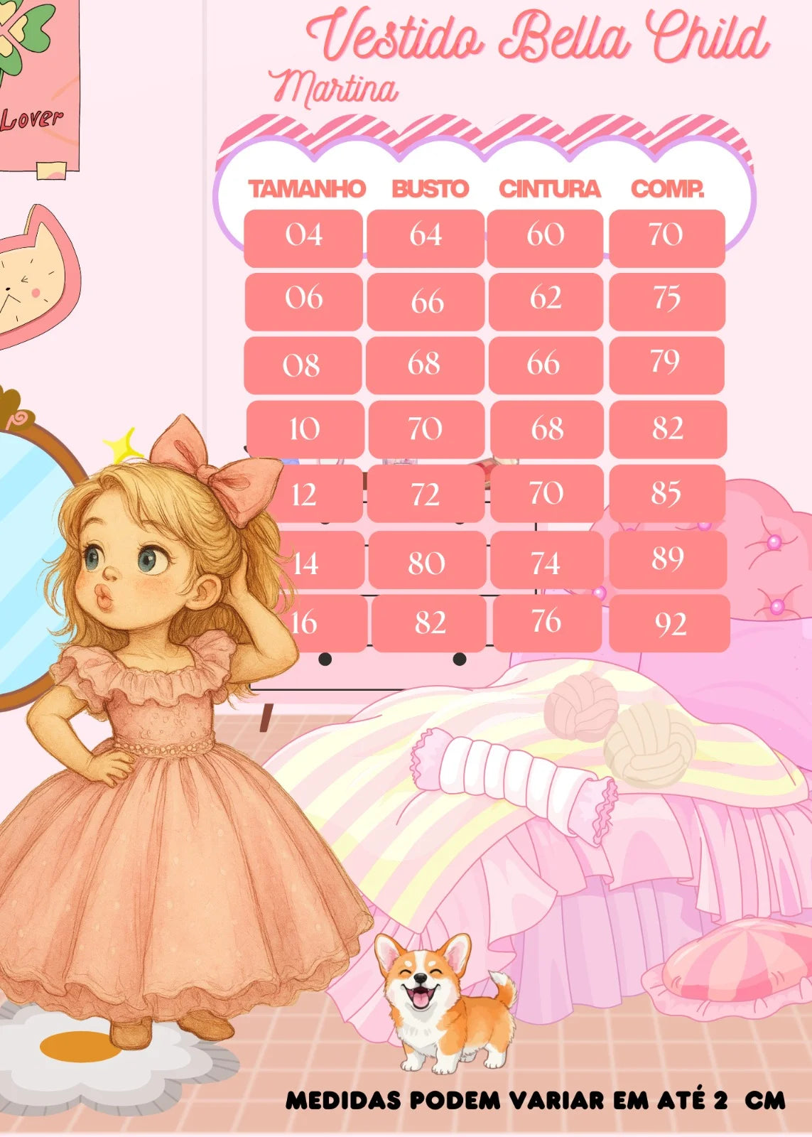 Vestido Bella Child Martina - Leveza e Elegância para Meninas | Bebeloo Kids