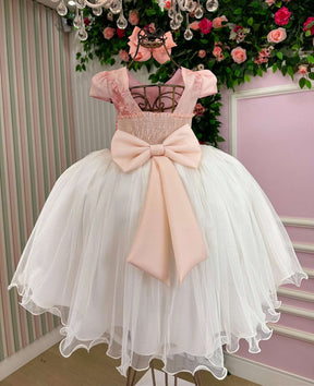 Vestido Juvenil - Midi Vila Lele Sabrina + Saiote - Leveza e Elegância para Meninas | Bebeloo Kids