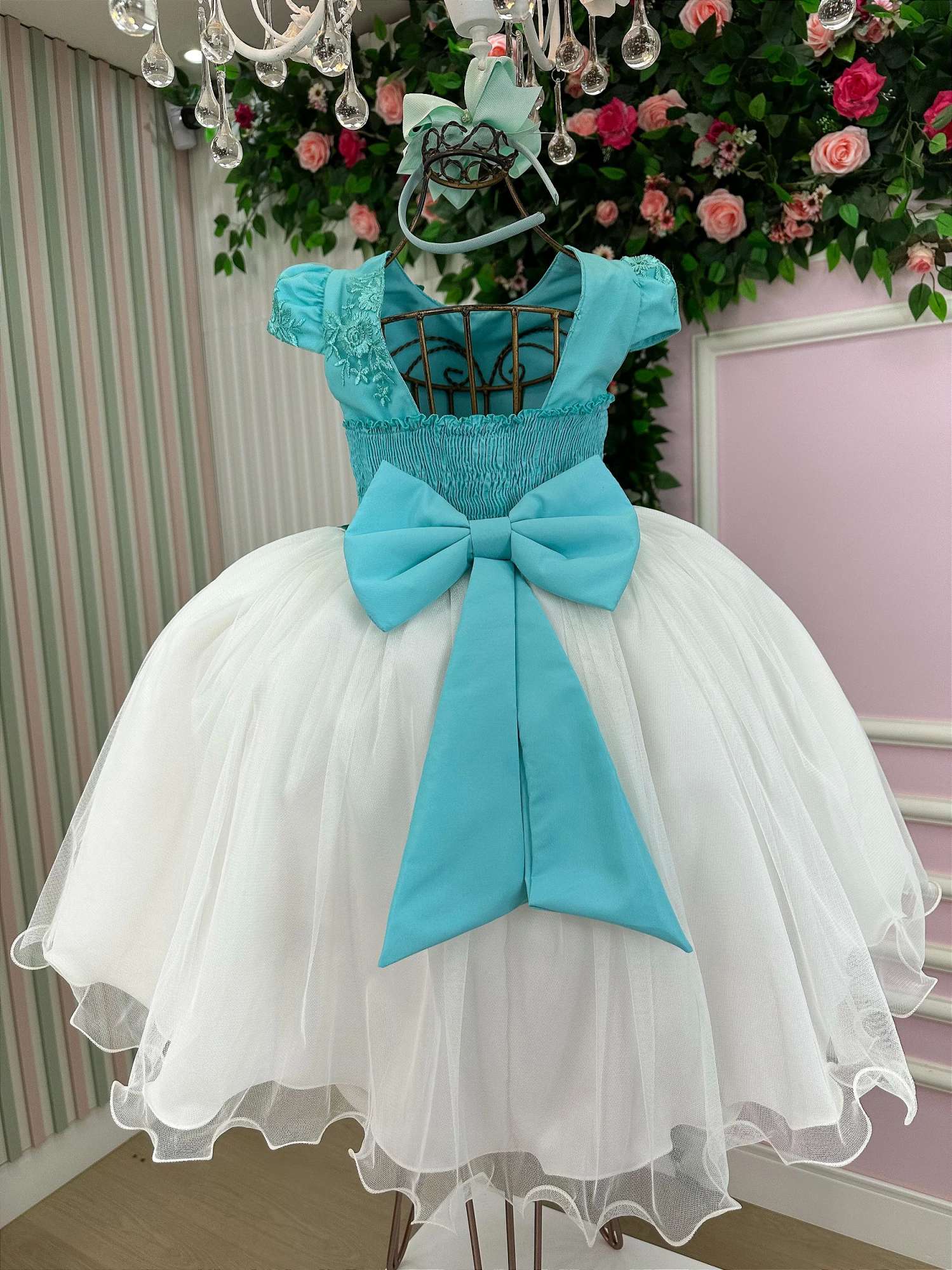 Vestido Juvenil - Midi Vila Lele Sabrina + Saiote - Leveza e Elegância para Meninas | Bebeloo Kids