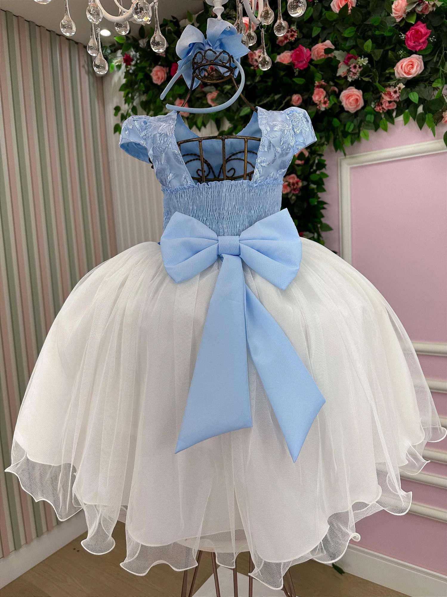 Vestido Juvenil - Midi Vila Lele Sabrina + Saiote - Leveza e Elegância para Meninas | Bebeloo Kids