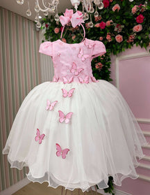 Vestido Juvenil - Midi Vila Lele Sabrina - Leveza e Elegância para Meninas | Bebeloo Kids
