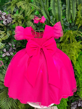 Vestido Ysa Kids Barbie Luxinho Pink Com led - Leveza e Elegância para Meninas | Bebeloo Kids