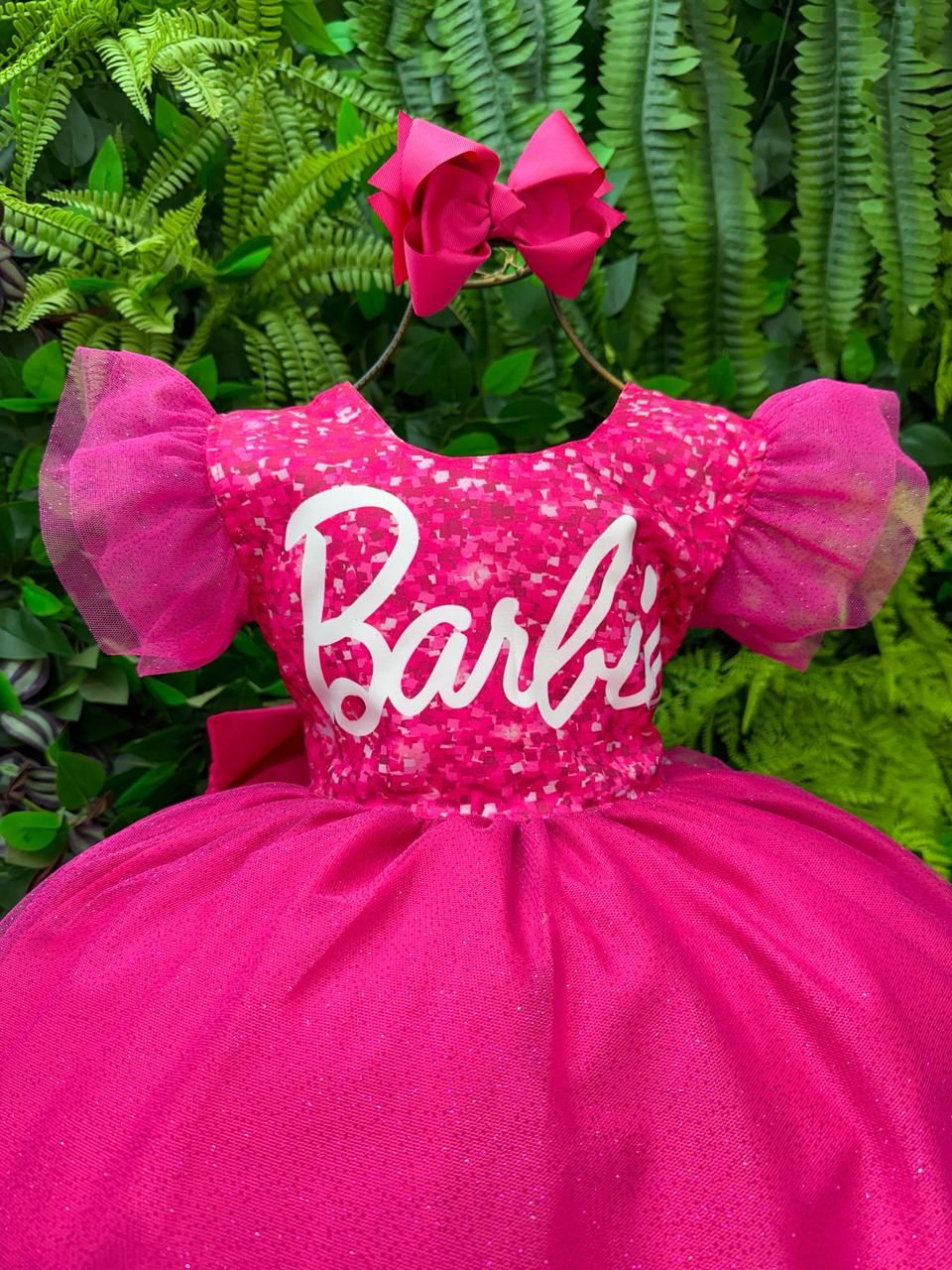 Vestido Ysa Kids Barbie Luxinho Pink Com led - Leveza e Elegância para Meninas | Bebeloo Kids