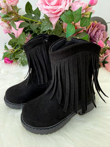 Bota\Coturno StarPink Love Preto - Qualidade e Cuidado para os Pequenos | Bebeloo Kids