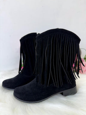 Bota\Coturno StarPink Love Preto - Qualidade e Cuidado para os Pequenos | Bebeloo Kids