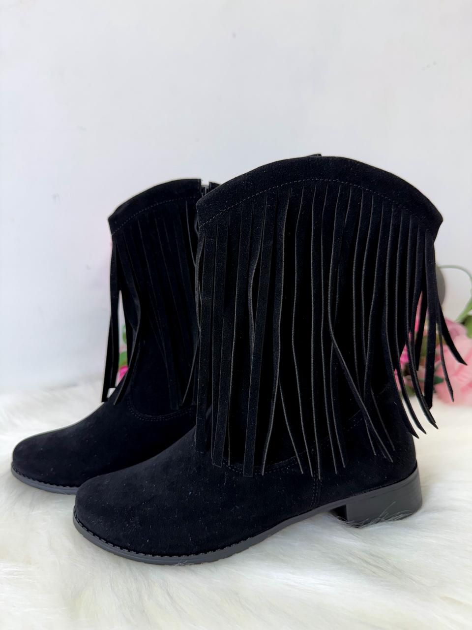 Bota\Coturno StarPink Love Preto - Qualidade e Cuidado para os Pequenos | Bebeloo Kids