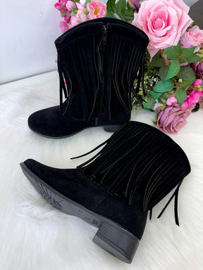 Bota\Coturno StarPink Love Preto - Qualidade e Cuidado para os Pequenos | Bebeloo Kids