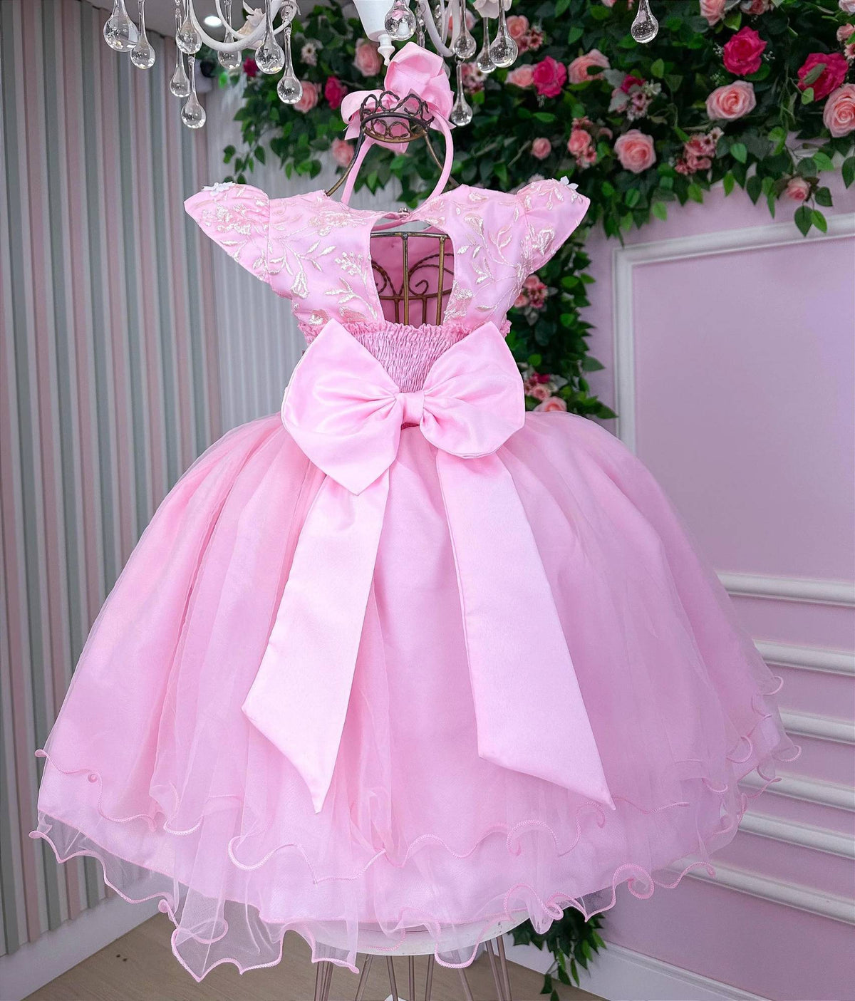 Vestido Marie Jardim Encantado Mel - Leveza e Elegância para Meninas | Bebeloo Kids
