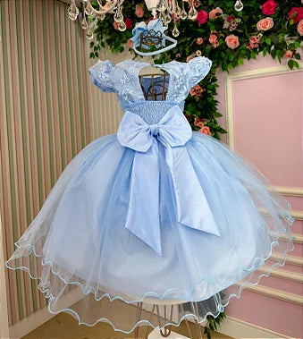 Vestido Marie Jardim Encantado Mel - Leveza e Elegância para Meninas | Bebeloo Kids